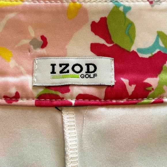 IZOD Golf A-Line White/Floral Skort Like New Size Med/8 - Picture 9 of 14